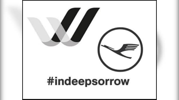 #indeepsorrow: After plane crash, Germanwings, Lufthansa change logos to black and grey