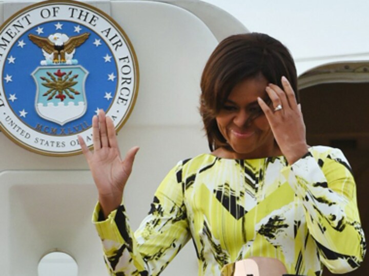 Michelle Obama arrives in Japan to highlight importance of girls' education
