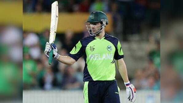 Ireland's Andrew Balbirnie reprimanded for showing dissent by ICC during tri-series match against Bangladesh