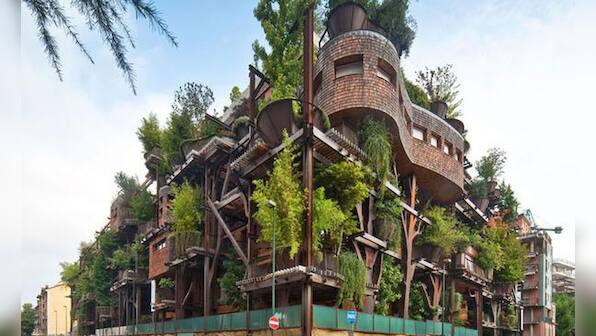 Urban Treehouse: Building holds 150 trees to prevent air and noise ...