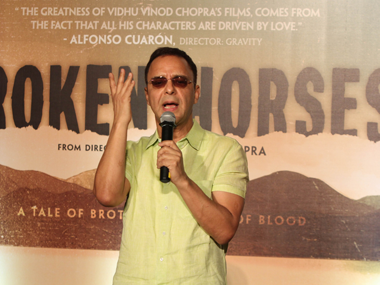Never thought I'd be able to direct an English film: Vidhu Vinod Chopra Never thought I'd be able to direct an English film: Vidhu Vinod Chopra