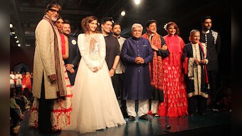 The Bachchans, the Kapoors and the Sinhas: Bollywood stars attend Shabana Azmi's Mijwan fashion show