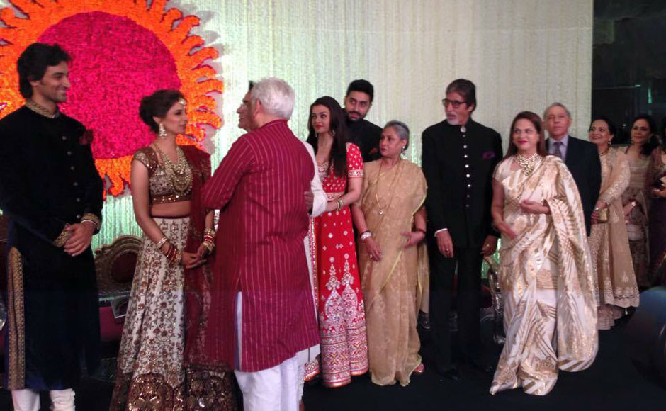 Big B, Hrithik, Priyanka Gandhi spotted at Naina and Kunal Kapoor's reception Big B, Hrithik, Priyanka Gandhi spotted at Naina and Kunal Kapoor's reception