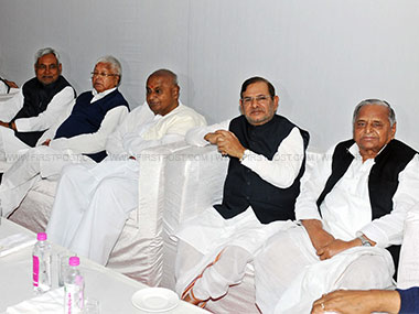 Under Mulayam Singh's leadership Janata Parivar to merge today Under Mulayam Singh's leadership Janata Parivar to merge today