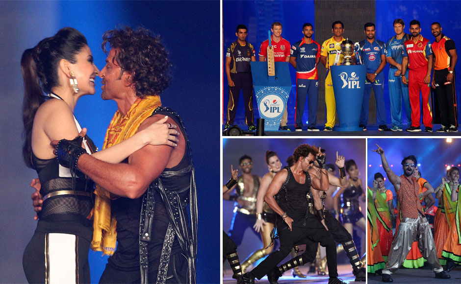 Hrithik, Anushka dazzle, Shahid trips and Farhan croons at glittering IPL opening ceremony Hrithik, Anushka dazzle, Shahid trips and Farhan croons at glittering IPL opening ceremony