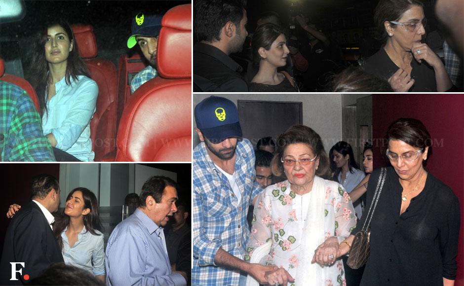 Ranbir-Katrina host dinner for the Kapoor family, Rishi Kapoor gives it a miss Ranbir-Katrina host dinner for the Kapoor family, Rishi Kapoor gives it a miss