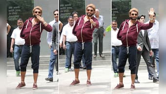 Ranveer Singh returns home with a smile after shoulder surgery