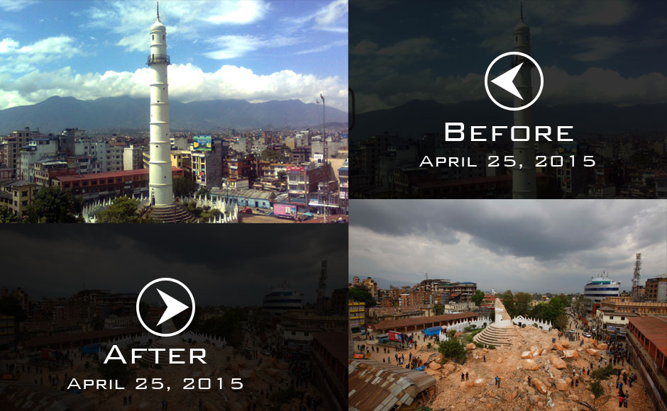 Before and after: Devastating earthquake wipes off ...