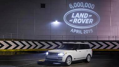 Land Rover rolls off its six-millionth vehicle from Solihull