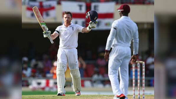 Bell century puts England in control against West Indies on day one 
