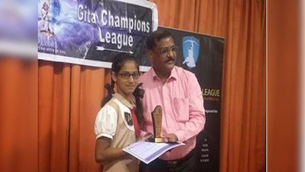 Humanity is ultimate religion, says Muslim girl after winning competition on Gita
