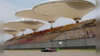 Intruder dashes across F1 track during Chinese GP practice session
