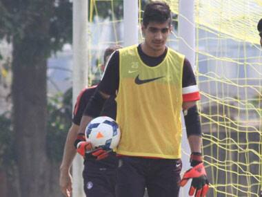Making history: Gurpreet Singh Sandhu is the first Indian to play for a top tier European club