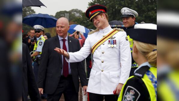 Before joining Australian army, Prince Harry chats up with public, tells them selfies are bad