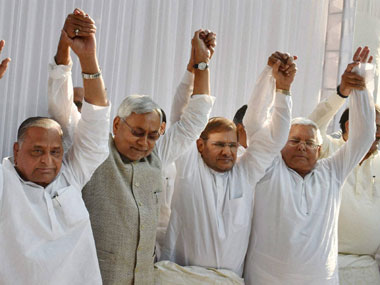 BJP calls new Janata party an alliance of 'political warlords' BJP calls new Janata party an alliance of 'political warlords'