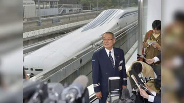 World's fastest train! Japan's maglev train sets world record at 603 kph