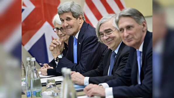 Iran says nuclear solutions found, EU says 'good news' on the way