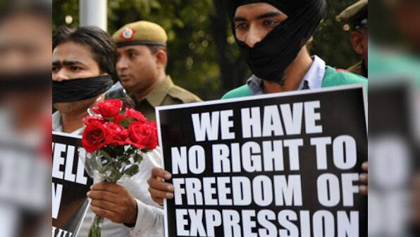 Paintings of 'gopis' in bikinis to banners protesting diktats: Bechara freedom of expression in India