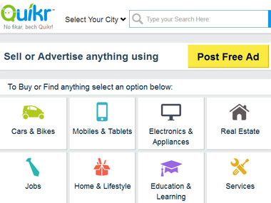 Now, Quikr raises Rs 900 cr from investors, bets big on mobile  Now, Quikr raises Rs 900 cr from investors, bets big on mobile