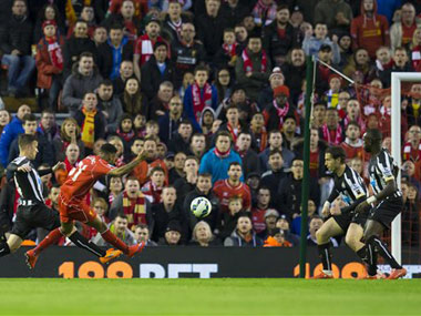 Sterling, Allen score as Liverpool beat Newcastle to keep Champions League hopes alive Sterling, Allen score as Liverpool beat Newcastle to keep Champions League hopes alive