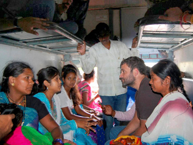 Rahul's aam aadmi avatar: Janata class travel to Punjab is just another PR stunt Rahul's aam aadmi avatar: Janata class travel to Punjab is just another PR stunt