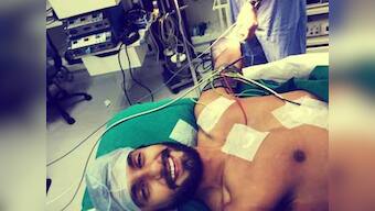He injected my neck! Whoa! Ranveer Singh tweets from OT before shoulder surgery