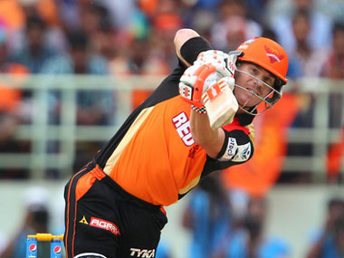 IPL 8: David Warner stars as SRH beats KKR in rain-curtailed match IPL 8: David Warner stars as SRH beats KKR in rain-curtailed match