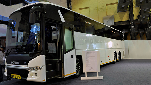 Busworld 2015: Scania displays ethanol engine and Metrolink bus Busworld 2015: Scania displays ethanol engine and Metrolink bus