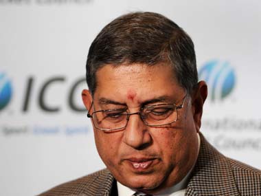 SC rejects BCCI plea seeking clarification on Srinivasan attending meetings SC rejects BCCI plea seeking clarification on Srinivasan attending meetings