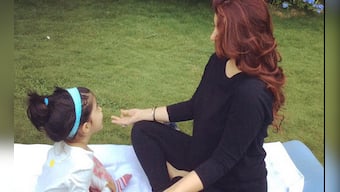 Baba Ramdev, you've got some tough competition from my two-year old, tweets Twinkle Khanna 