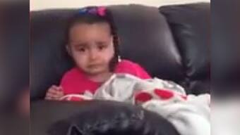 The Aww moment: Little girl gets emotional while watching Lion King