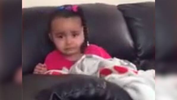 The Aww moment: Little girl gets emotional while watching Lion King