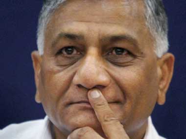 Moved home six times, can't find recording of Tatra bribe offer: Gen VK Singh tells court Moved home six times, can't find recording of Tatra bribe offer: Gen VK Singh tells court