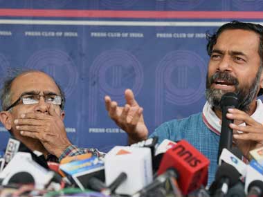 Game of thrones: After AAP, Yadav-Bhushan's Swaraj Abhiyaan may fall prey to power lust Game of thrones: After AAP, Yadav-Bhushan's Swaraj Abhiyaan may fall prey to power lust
