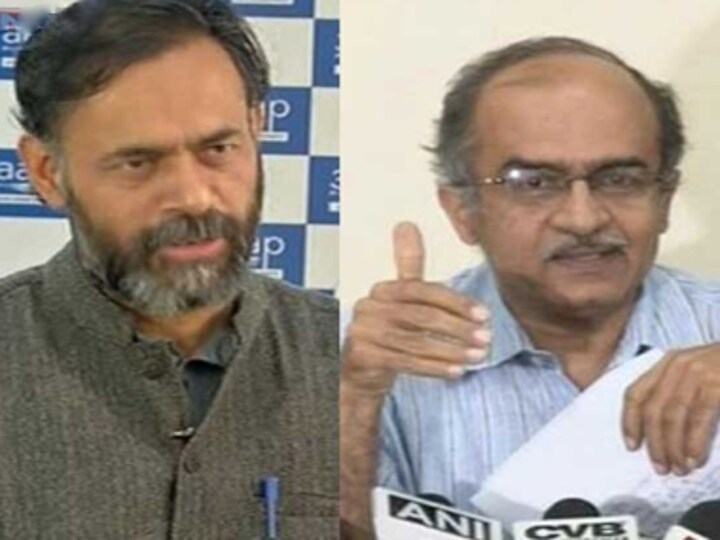 'Dragged out of my own house'...'AAP is Khap': Yadav, Bhushan react after party expulsion