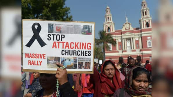 Church in Agra vandalised: Miscreants damage statues of Mother Mary and baby Jesus