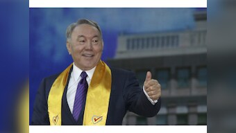 Kazakhstan president apologies after winning polls with 97.7% vote share