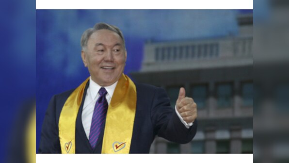 Kazakhstan president apologies after winning polls with 97.7% vote share