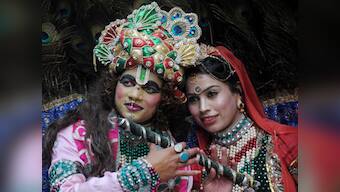 Assam artist's painting shows Krishna in a bar, mobbed by bikini-clad gopis; Hindutva groups see red