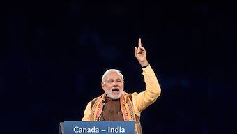 Modi pitches skill India to 10,000 Indo-Canadians who thronged PM's 'rockstar' show
