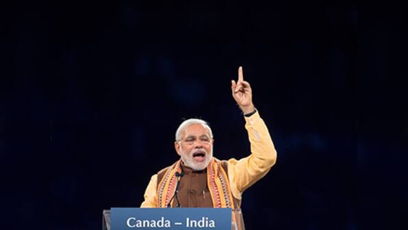 Modi pitches skill India to 10,000 Indo-Canadians who thronged PM's 'rockstar' show
