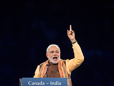 Modi pitches skill India to 10,000 Indo-Canadians who thronged PM's 'rockstar' show Modi pitches skill India to 10,000 Indo-Canadians who thronged PM's 'rockstar' show