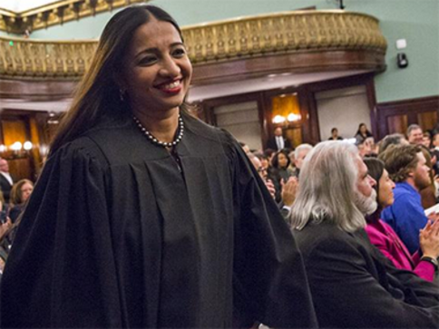 Justice Rajasinghe Raja Rajeswari appointed New York City's first India-born woman judge ...