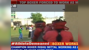 Champion boxer forced to work as maid to pay school fees