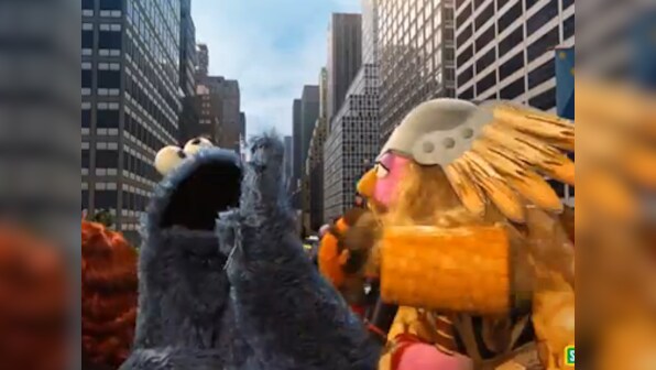 Watch Cookie Monster turn into Hulk: Sesame Street's adorable parody of 'The Avengers'