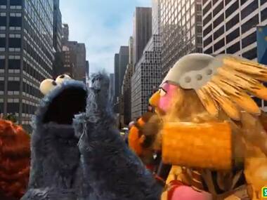 Watch Cookie Monster turn into Hulk: Sesame Street's adorable parody of 'The Avengers'