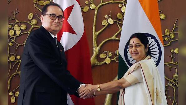 North Korea Foreign Minister in India, meets Sushma Swaraj