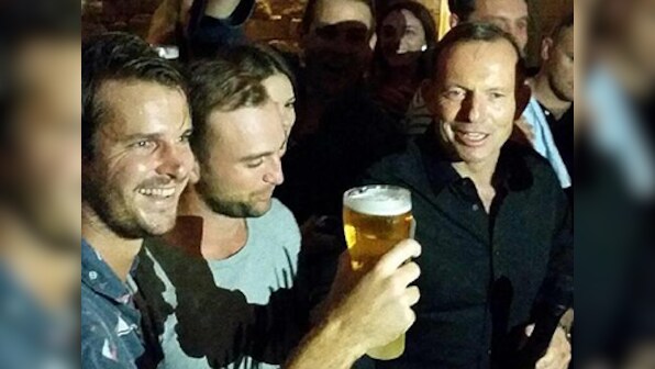 Watch: Aussie PM Tony Abbott down beer in 7 seconds