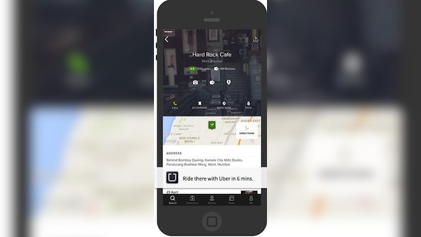 Going out for a meal? Book an Uber cab from Zomato for your dinner date