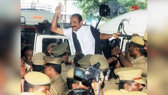 Vaiko, along with 1,000 supporters, detained by police while protesting against Andhra killings